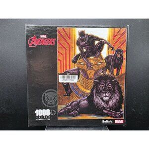 Marvel Avengers Black Panther 1000-Piece Jigsaw Puzzle By Buffalo  FSC Certified